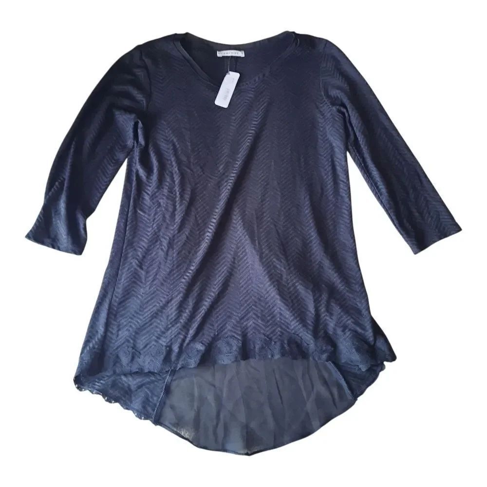 Chic Black Women's Tunic by Mesmerize